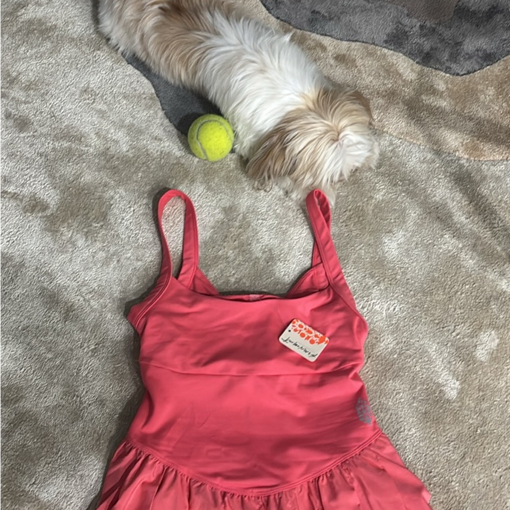 Free People Coral Pink One-Piece Dress - Unbranded